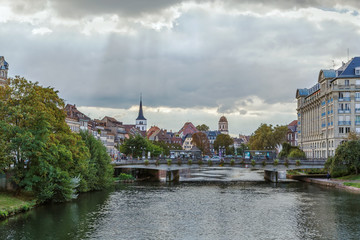 Obraz premium Ill river in Strasbourg