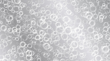 Gray abstract background of small rings