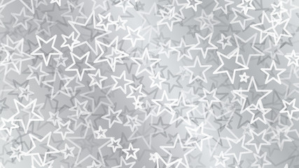Gray abstract background of small stars