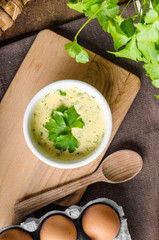 Homamade tartar mayo sauce