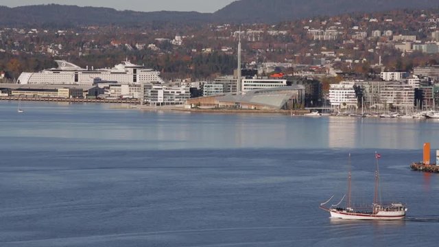 Sail Boat Cruise Near Oslo Norway