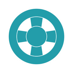 Fototapeta premium life preserver icon image vector illustration design 