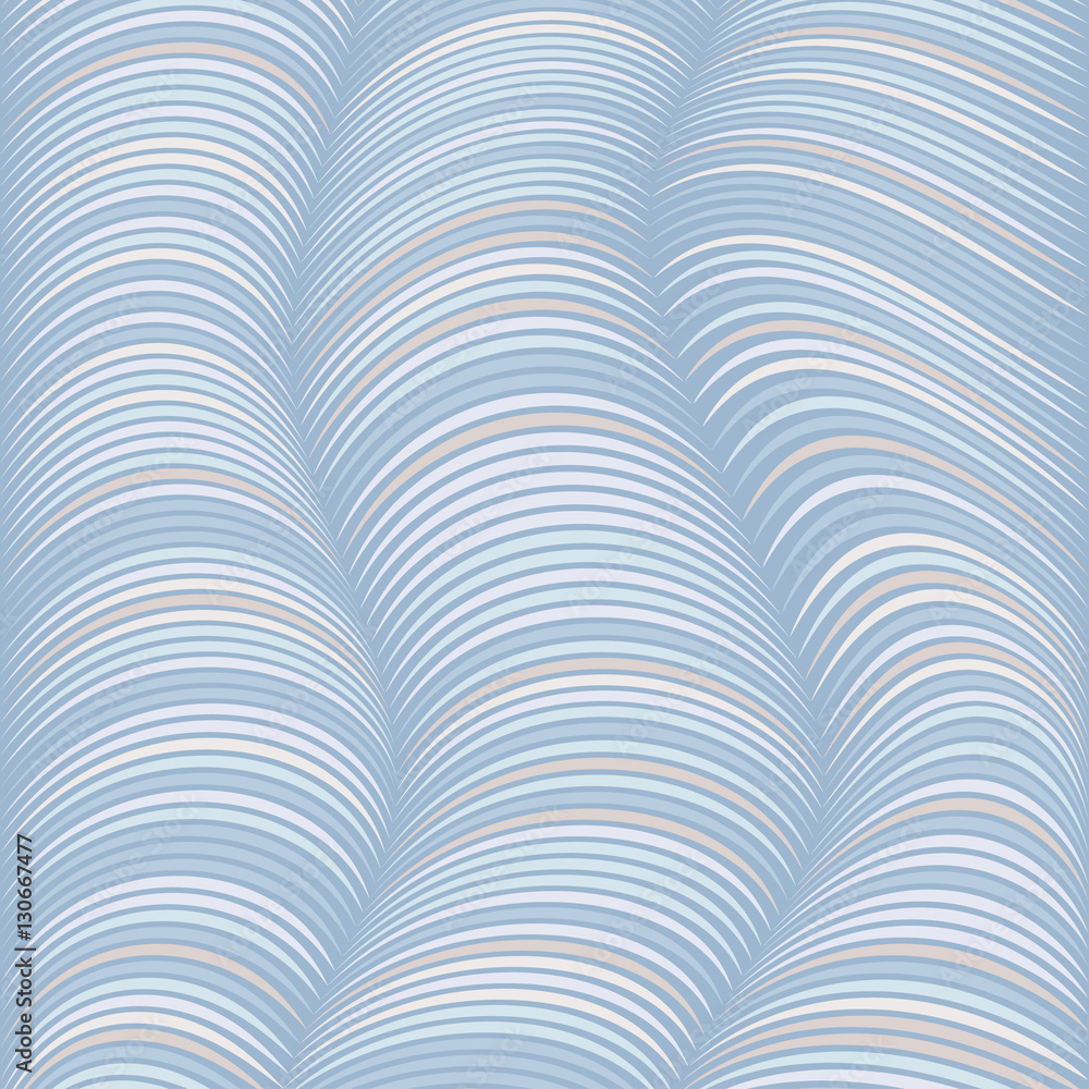 Poster abstract blue image with distorted lines.
