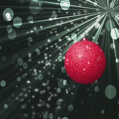 Christmas ball with backround texture