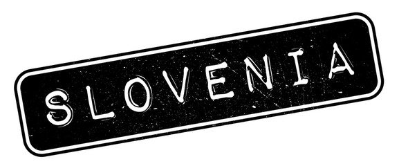 Fototapeta premium Slovenia rubber stamp. Grunge design with dust scratches. Effects can be easily removed for a clean, crisp look. Color is easily changed.