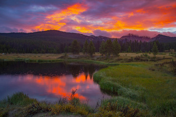 Early Mountain Sunrise 