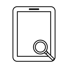 Tablet icon. Device gadget technology and electronic theme. Isolated design. Vector illustration