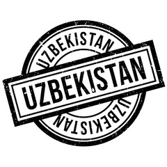 Uzbekistan rubber stamp. Grunge design with dust scratches. Effects can be easily removed for a clean, crisp look. Color is easily changed.