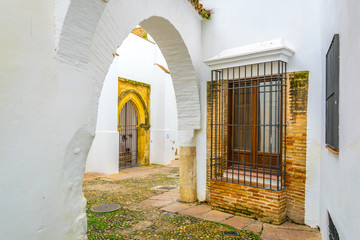 whitewashed streets of the jewish quarter of the spanish city cordoba © dudlajzov