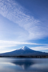 Fototapeta premium Fuji do góry nogami