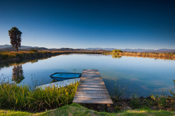Natural pond, little karoo,south africa,africa