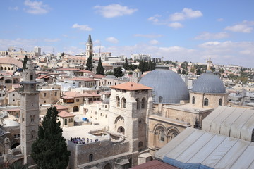 Obraz premium Panoramic view on Jerusalem