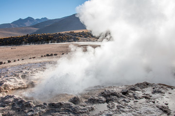 Tatio geysers, Atacama desert, Chile