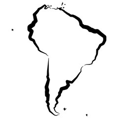 Ameryka Południowa - mapa - 130685074
