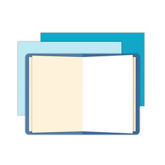 Open book isolated
