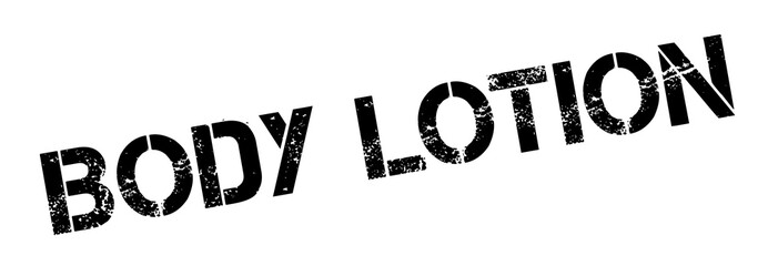 Body Lotion rubber stamp. Grunge design with dust scratches. Effects can be easily removed for a clean, crisp look. Color is easily changed.