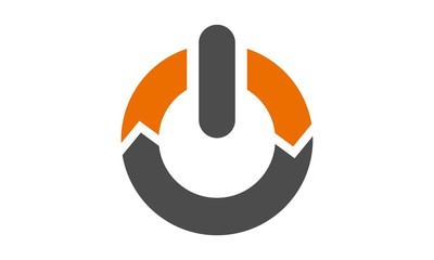 Power Button Business Success Solution