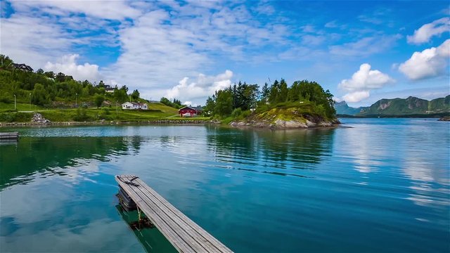 Beautiful Nature Norway natural landscape.