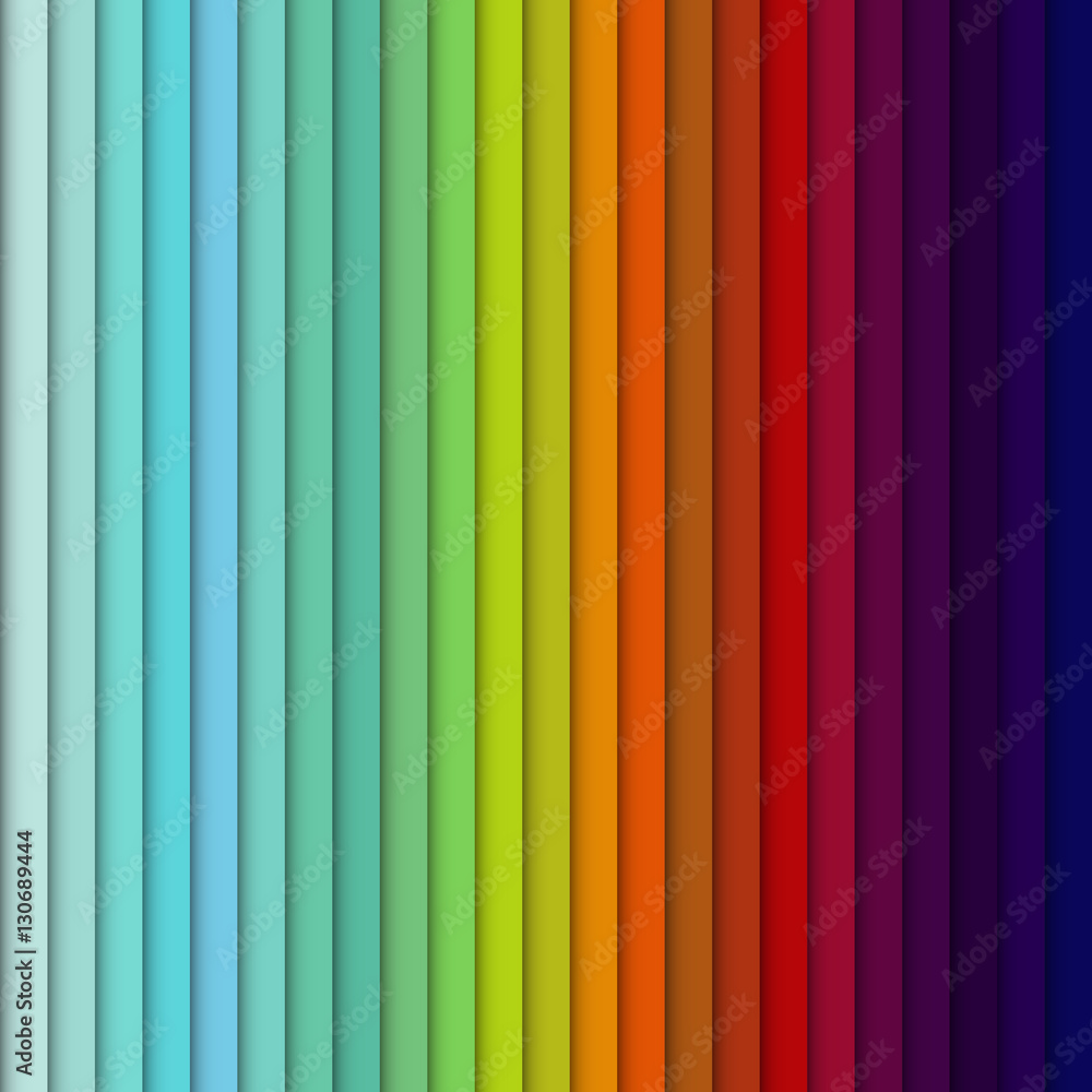 Aufkleber bright color vertical rectangles, colorful design with overlapping geometric rectangular shapes form