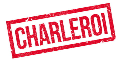Charleroi rubber stamp. Grunge design with dust scratches. Effects can be easily removed for a clean, crisp look. Color is easily changed.
