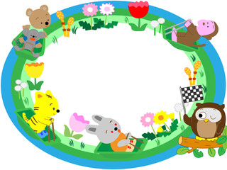 春のタイトルフレーム