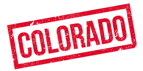 Colorado rubber stamp. Grunge design with dust scratches. Effects can be easily removed for a clean, crisp look. Color is easily changed.