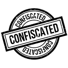 Confiscated rubber stamp. Grunge design with dust scratches. Effects can be easily removed for a clean, crisp look. Color is easily changed.