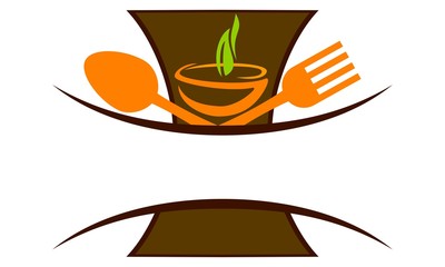Global Culinary Emblem Template Blank