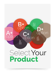 Option select infographic banner