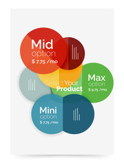 Option select infographic banner