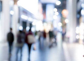 blur shopping mall background 