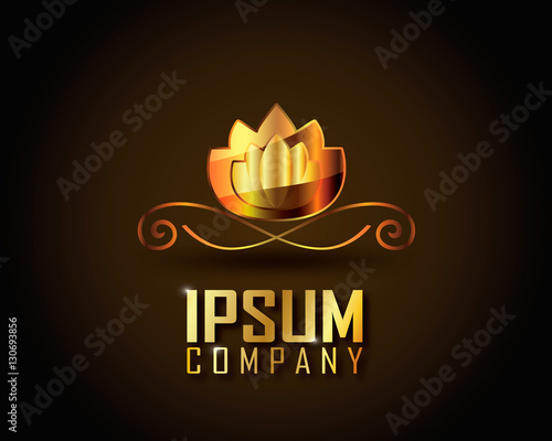 "Gold Icon Logo Vector" Stock image and royalty-free vector files on