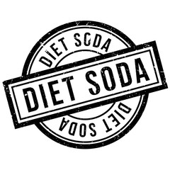 Diet Soda rubber stamp. Grunge design with dust scratches. Effects can be easily removed for a clean, crisp look. Color is easily changed.
