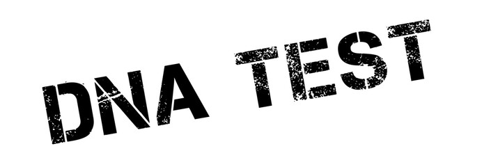 Fototapeta premium DNA Test rubber stamp. Grunge design with dust scratches. Effects can be easily removed for a clean, crisp look. Color is easily changed.