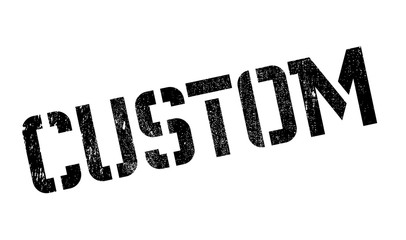 Custom stamp. Grunge design with dust scratches. Effects can be easily removed for a clean, crisp look. Color is easily changed.