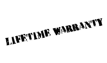 Lifetime warranty stamp. Grunge design with dust scratches. Effects can be easily removed for a clean, crisp look. Color is easily changed.