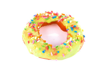 Donuts on a white background