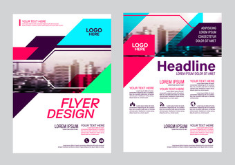 Modern Brochure Layout design template. Annual Report Flyer Leaflet cover Presentation background. illustration vector in A4 size