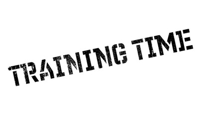 Training time stamp. Grunge design with dust scratches. Effects can be easily removed for a clean, crisp look. Color is easily changed.