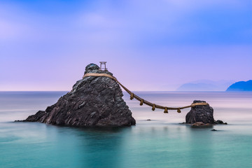 Meotoiwa Wedded Rocks in Japan