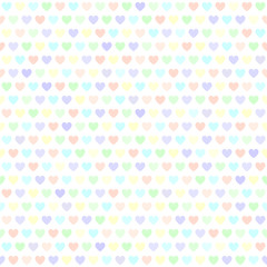Heart pattern. Seamless vector background