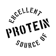 Excellent source of protein stamp. Grunge design with dust scratches. Effects can be easily removed for a clean, crisp look. Color is easily changed.