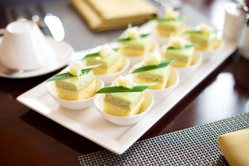 Dessert canapes food