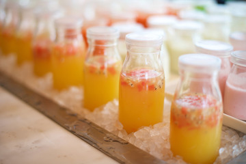 Fresh orange mix juice