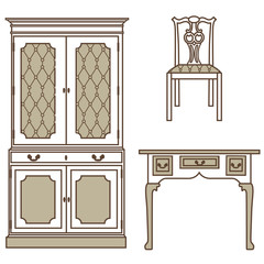 Retro, vintage furniture © viktorijareut