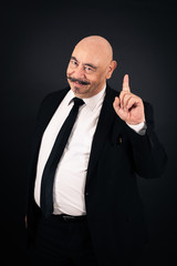 Handsome man doing different expressions in different sets of clothes: idea