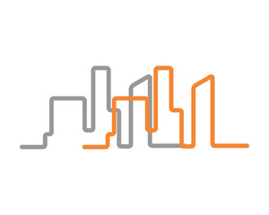 skyscraper building icon