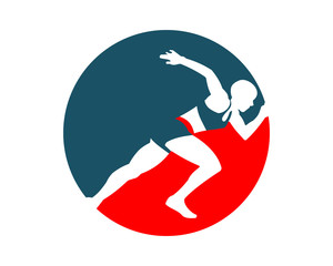 running man silhouette