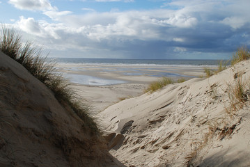 At the beach of Amrum, Germany