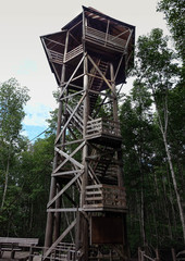 Obraz premium Birds observation tower.